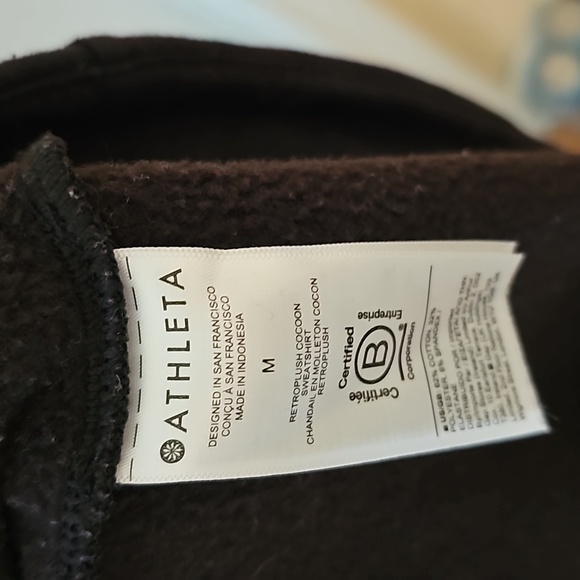 Athleta oversized sleeveless hoodie pullover - Picture 6 of 6